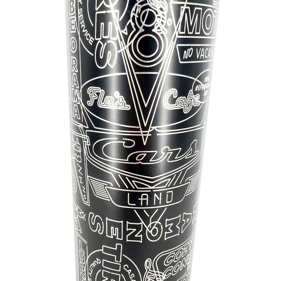 Disney Pixar Cars Land Stainless Steel Water Bottle 30oz Iridescent Lid New - Picture 2 of 12